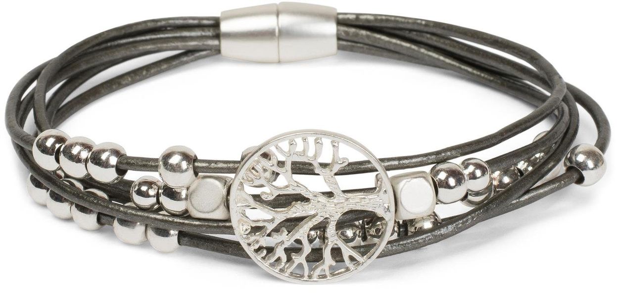 styleBREAKER Armband Armband mit Lebensbaum, Perlen günstig online kaufen