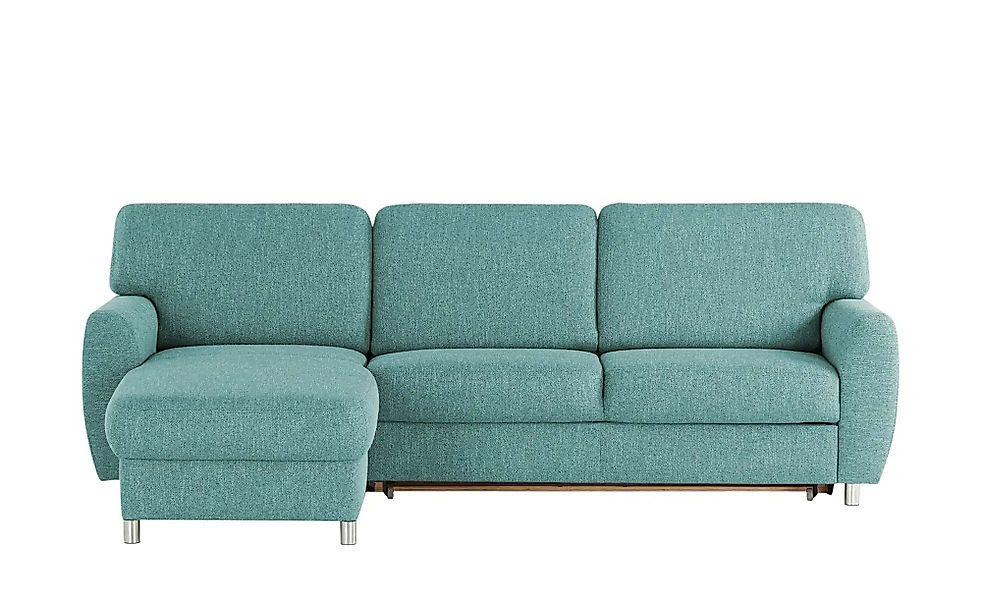smart Ecksofa  Valencia ¦ türkis/petrol ¦ Maße (cm): B: 263 H: 90 T: 173.0 günstig online kaufen