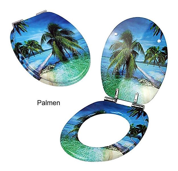 flexilife WC-Sitz Premium MDF Toilettensitz WC-Sitz mit Absenkautomatik ver günstig online kaufen