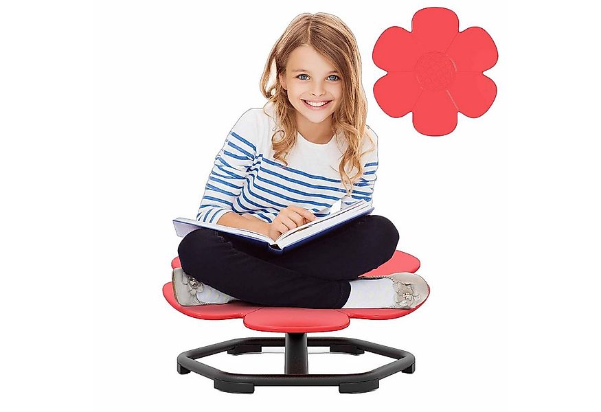 COSTWAY Drehstuhl, Kinderstuhl mit Rutschfester Metallbasis, ab 3 Jahre günstig online kaufen