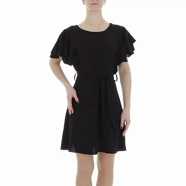 Ital-Design Sommerkleid Damen Freizeit (86164387) Kreppoptik/gesmokt Minikl günstig online kaufen