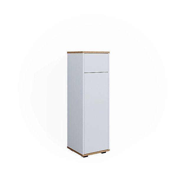 Vicco Midischrank Didi Weiß/Artisan 30 x 97 cm mit Schublade günstig online kaufen