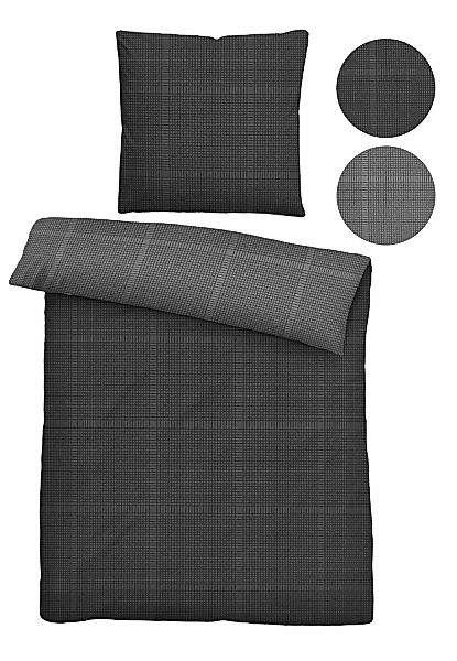 Biberna Wendebettwäsche "0614606" 2 Stk. feiner Glanz + weicher Griff, pfle günstig online kaufen