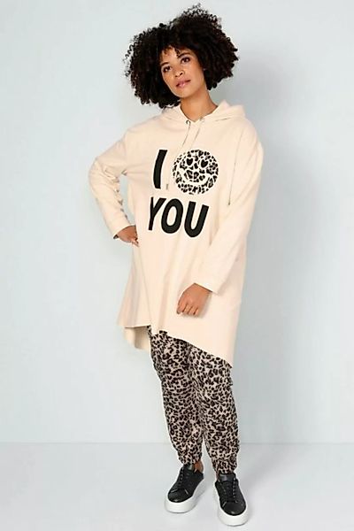 Angel of Style Sweatshirt Long-Hoody oversized I Love You Kapuze Langarm günstig online kaufen