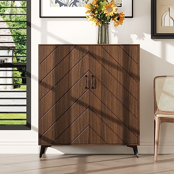 FUFU&GAGA Sideboard Industrial Sideboard, Verstellbare Regalböden, günstig online kaufen