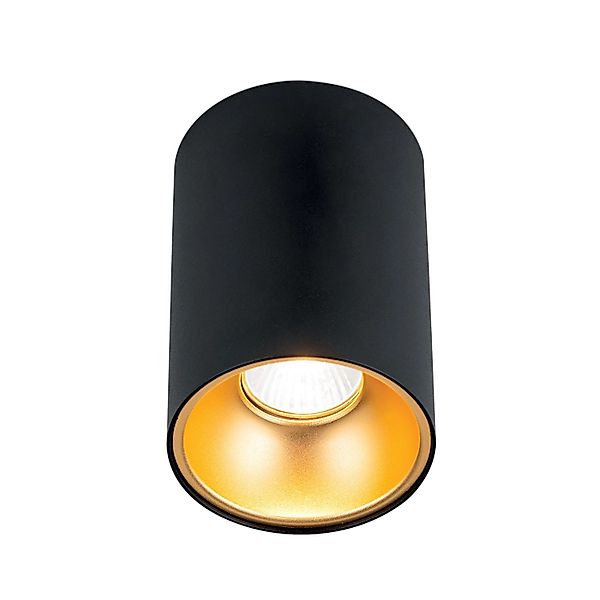Orion Leuchten Aufbaustrahler Starlight 1 x GU10 Ø 9,6 cm Schwarz Rund günstig online kaufen