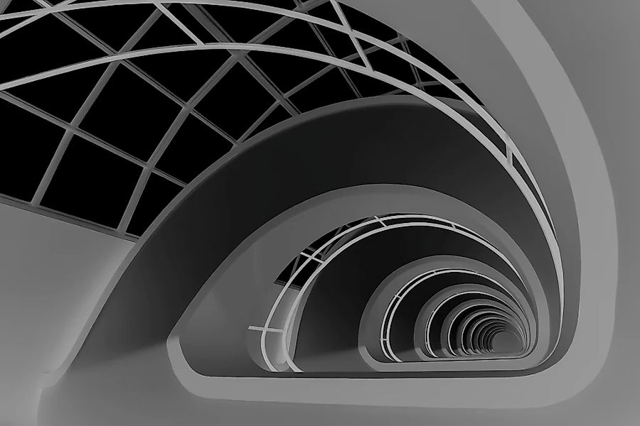 Papermoon Fototapete "Photo-Art JAN NIEZEN, ANTWERPEN-TREPPE" günstig online kaufen