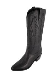 Ulla Popken Leder-Cowboystiefel 3 XL-Schaft Stickerei günstig online kaufen