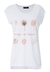 Aniston CASUAL T-Shirt mit Frontdruck, teilweise glitzernder Folienprint günstig online kaufen
