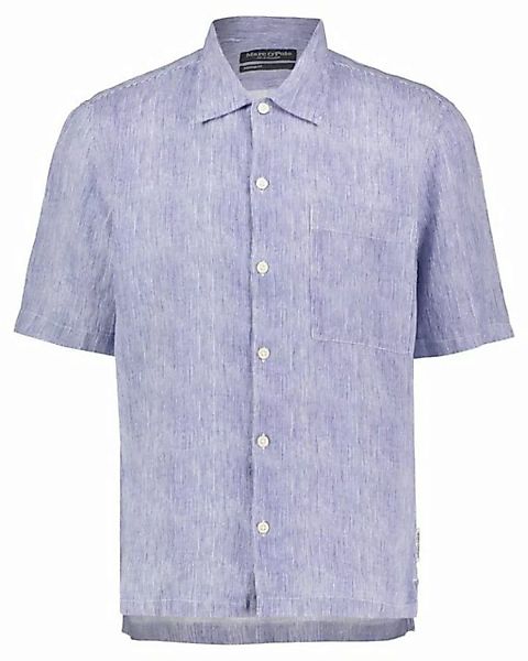 Marc O'Polo Langarmhemd Herren Hemd Kurzarm Regular Fit (1-tlg) günstig online kaufen