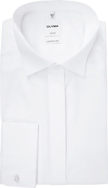 Olymp Luxor Smoking Hemd Weiß Comfort Fit - Größe 39 günstig online kaufen