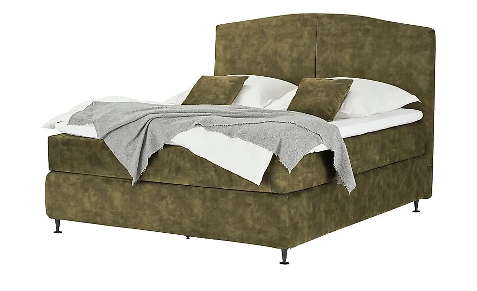 Kings and Queens Boxspringbett  Skyer ¦ grün ¦ Maße (cm): B: 184 H: 132 Bet günstig online kaufen
