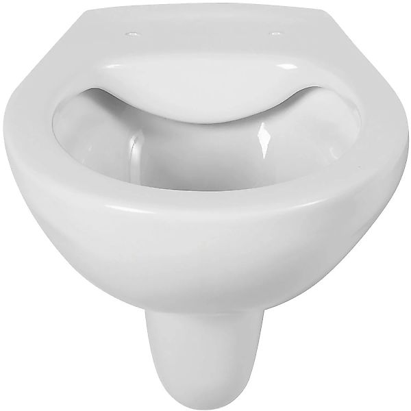 AquaSu Tiefspül-Wand-WC 187 Basic Spülrandlos Weiß günstig online kaufen