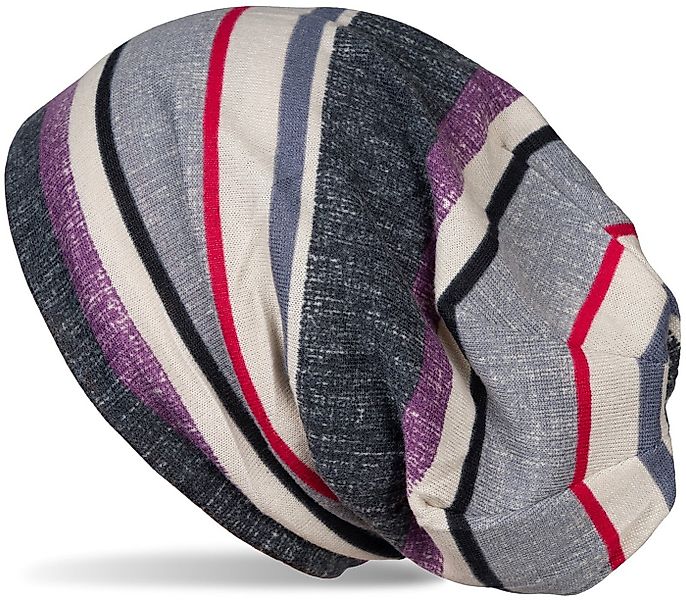 styleBREAKER Beanie Feinstrick Beanie Mütze Streifen (1-St) günstig online kaufen