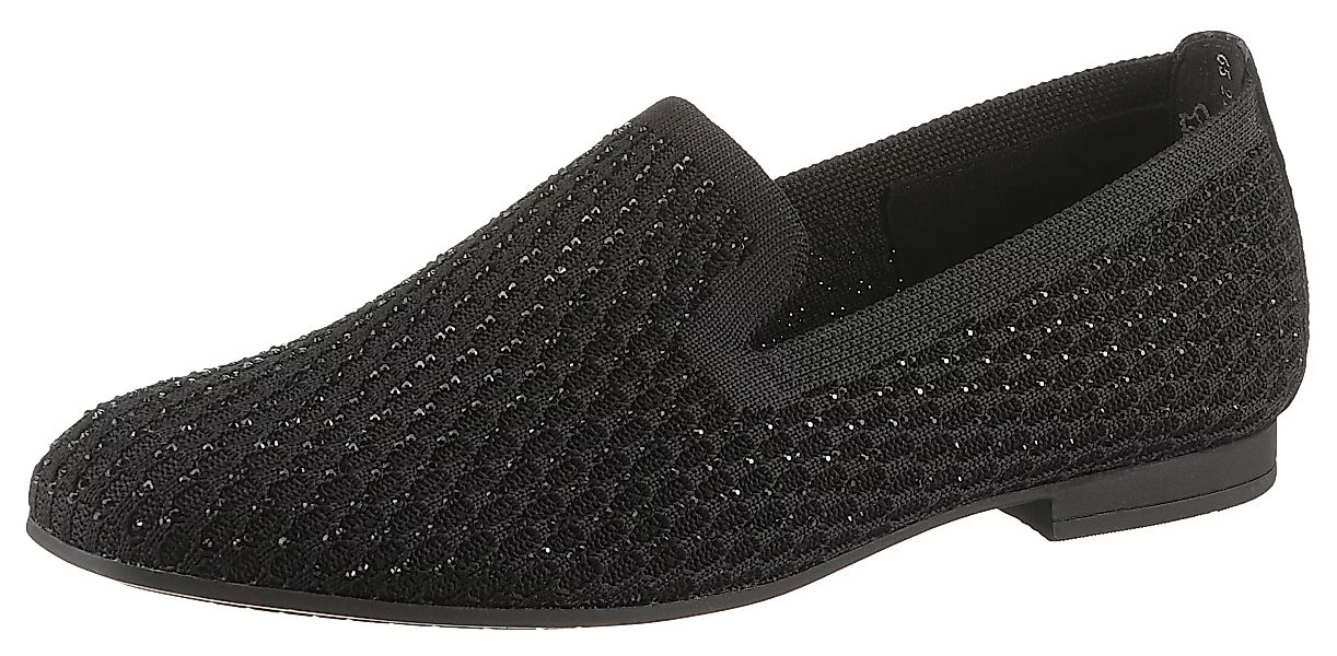 Gabor Slipper, Blockabsatz, Loafer, Bequemschuh mit funkelnden Strass-Stein günstig online kaufen