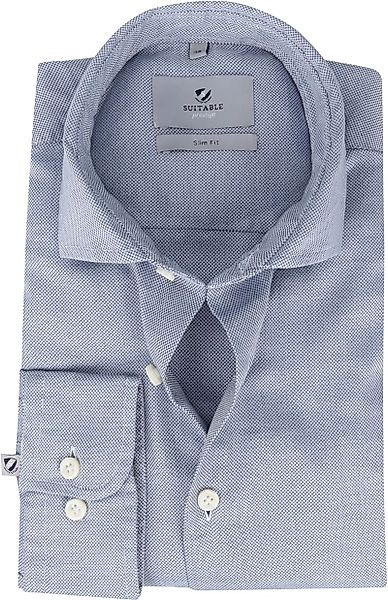 Suitable Prestige Hemd Funi Blau - Größe 43 günstig online kaufen