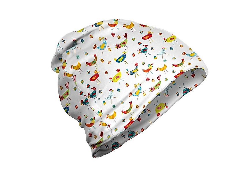 Abakuhaus Beanie Wandern im Freien Beschwingt Bunte Hühner und Eier günstig online kaufen