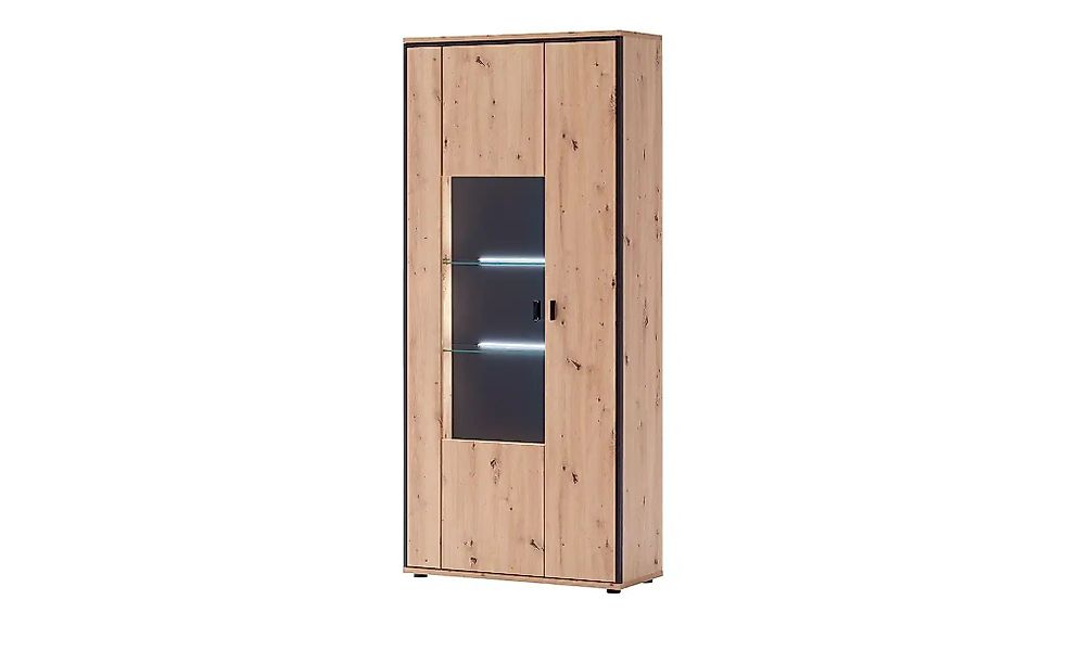 uno Vitrine  Argon ¦ holzfarben ¦ Maße (cm): B: 93 H: 210 T: 38.0 Schränke günstig online kaufen