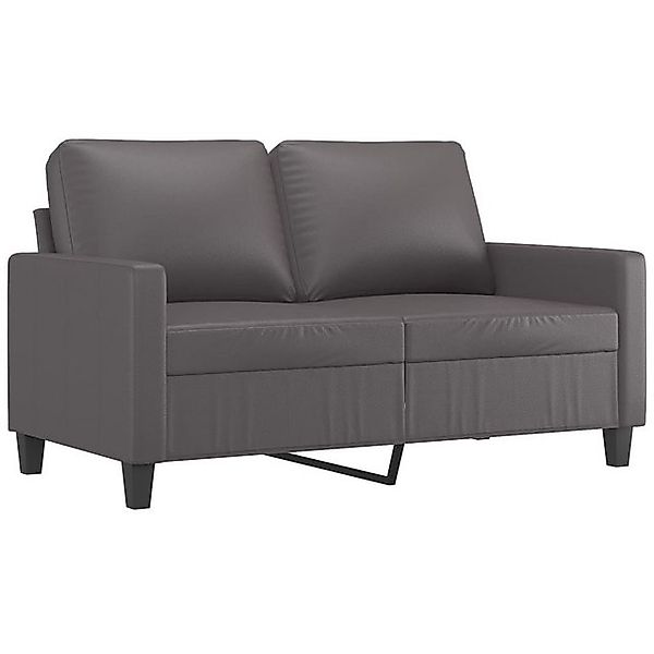 vidaXL Sofa, 2-Sitzer-Sofa Grau 120 cm Kunstleder günstig online kaufen