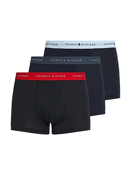 Tommy Hilfiger Underwear Boxer "TRUNK 3 PACK", (3 St.), mit kontrastfarbene günstig online kaufen