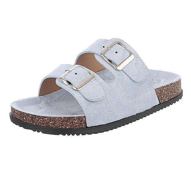 Ital-Design Damen Komfort Sandale mit Schnallen für Freizeit und Alltag Pan günstig online kaufen