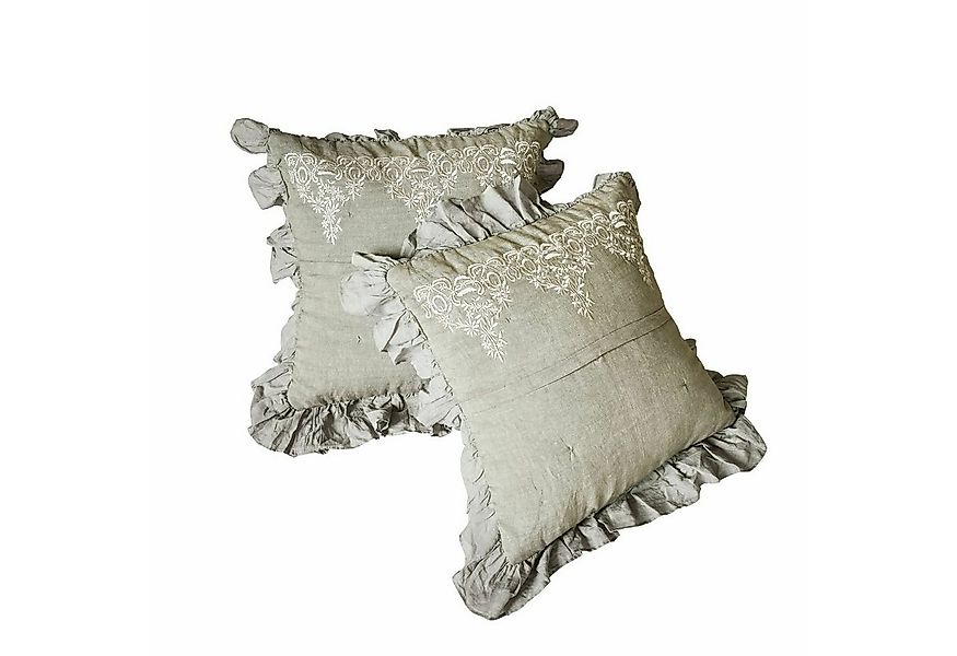 Mirabeau Kissenhülle Kissenhülle 2er Set Therese grün günstig online kaufen