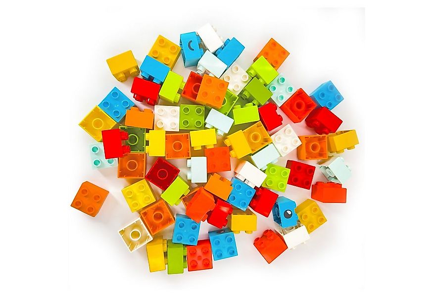 LEGO® LEGO Duplo: 2x2 Bausteine, bunt gemischt, 25x Spielbausteine günstig online kaufen