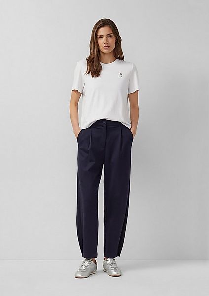 s.Oliver 7/8-Hose Hose Relaxed Fit Hose mit Barrel Leg und hohem Bund günstig online kaufen