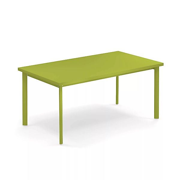 emu - Star Gartentisch rechteckig 160x90cm - grün/pulverbeschichtet/LxBxH 1 günstig online kaufen