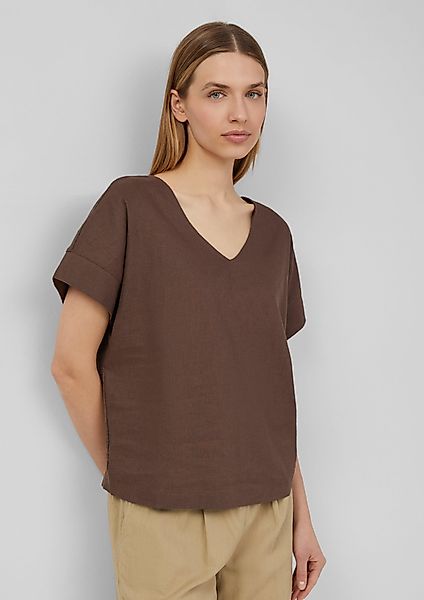 s.Oliver Shirttop T-Shirt im Fabricmix mit günstig online kaufen