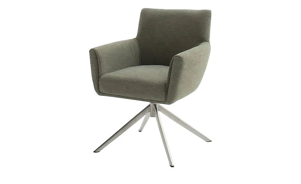 Esszimmerstuhl  Nelson ¦ grün ¦ Maße (cm): B: 66 H: 84 T: 66.0 Stühle > Ess günstig online kaufen