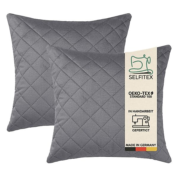 Selfitex Dekokissen mit Veloursbezug, inkl. Füllkissen, günstig online kaufen