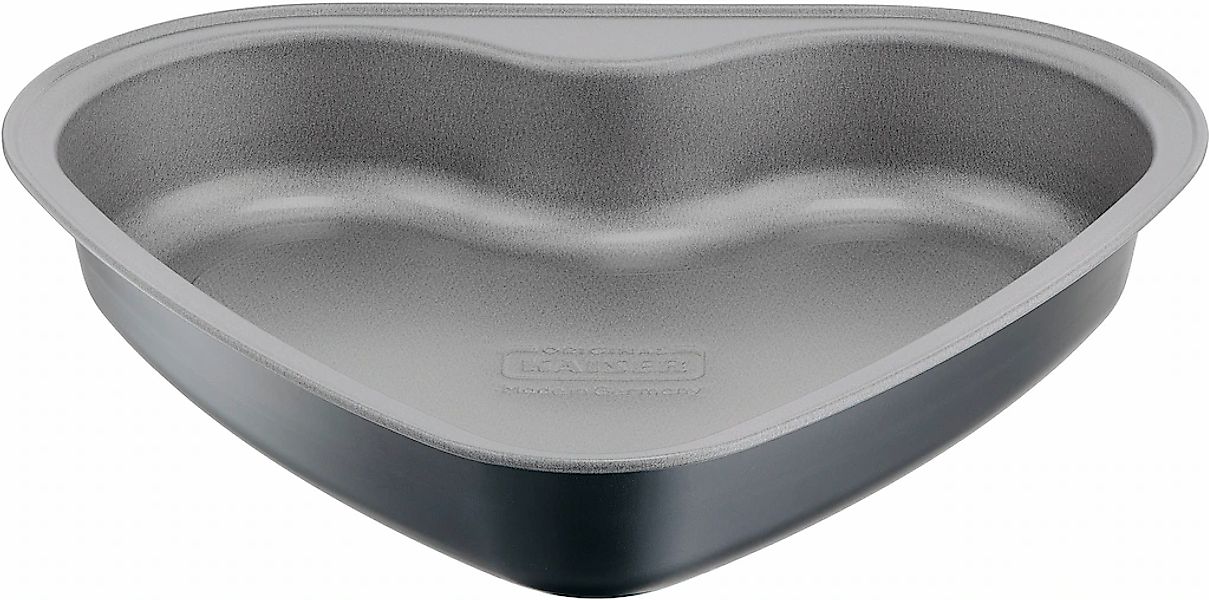 Kaiser Backformen Herzkuchenform "Inspiration" antihaftbeschichteter Stahl, günstig online kaufen