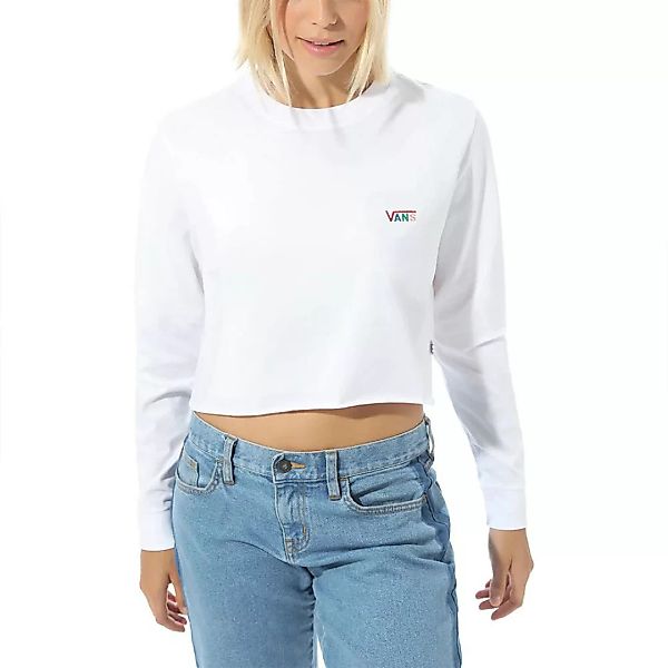 Vans Junior V Crop Langarm-t-shirt M White günstig online kaufen