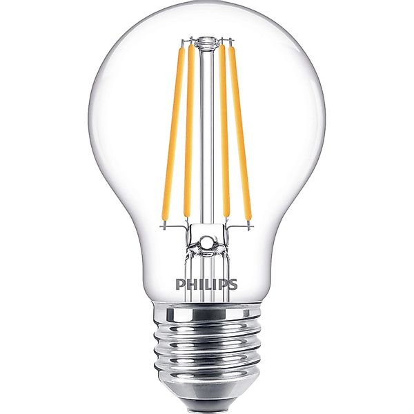 Philips LED-Leuchtmittel E27 Glühlampenform 8,5 W 1055,m 10,4 x 6 cm (H x Ø günstig online kaufen