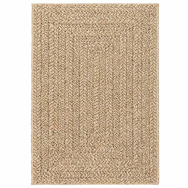 vidaXL Teppich 160x230 cm Jute-Optik Innen und Außen 364833 günstig online kaufen