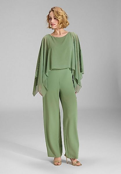 SWING Jumpsuit - Jumpsuit mit Chiffon Cape Oberteil in lockerer Passform günstig online kaufen