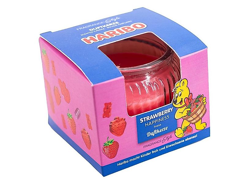 HARIBO Duftkerze Duftkerze Haribo Gummibären 85g im Glas und Geschenkkarton günstig online kaufen
