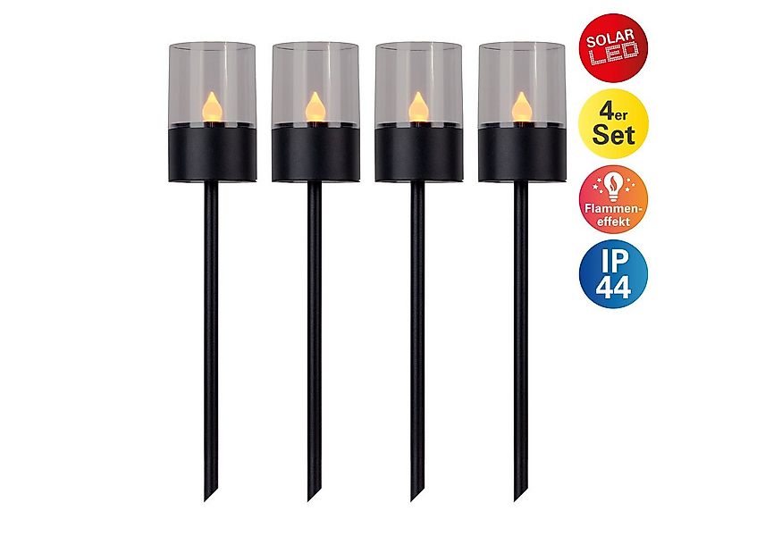 my home LED Solarleuchte Lufy, Tageslichtsensor, LED fest integriert, Warmw günstig online kaufen