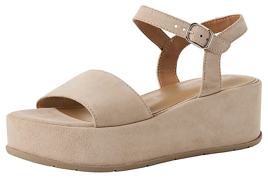 Tamaris 1-28020-42 419 Ivory Suede Sandale günstig online kaufen