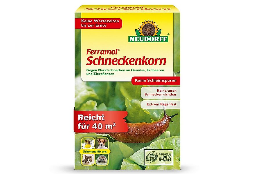 Neudorff Pflanzenstärkungsmittel Ferramol Schneckenkorn 200 g für 40 m², sc günstig online kaufen