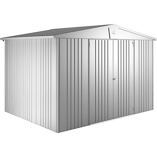 Biohort Metall-Gerätehaus Europa Silber-Metallic 6,8 m² günstig online kaufen