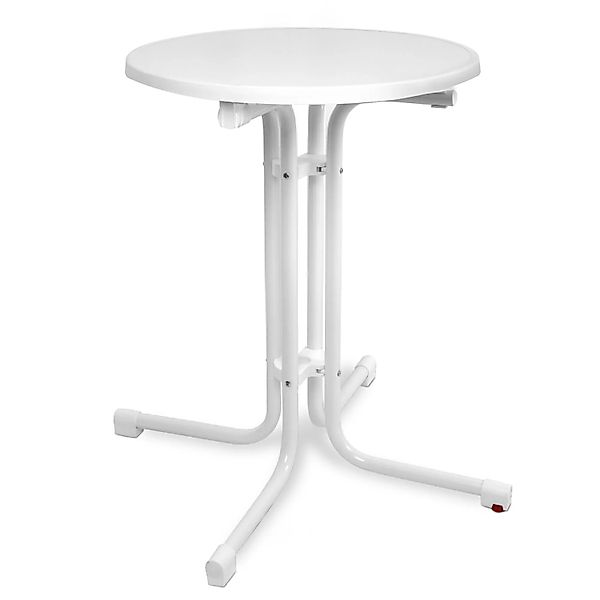 Beautissu Bistroni Bistrotisch Ø60xH70cm Weiß günstig online kaufen