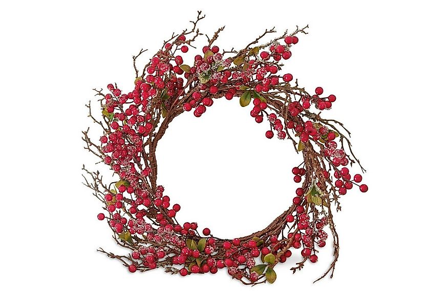 Mirabeau Dekokranz Kranz Usovo rot/braun günstig online kaufen