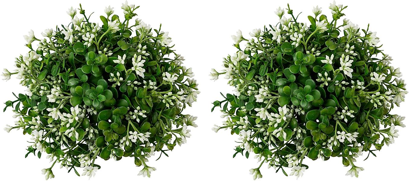 Kunstkranz Eukalypthushalbkugel, Creativ green, Höhe 18 günstig online kaufen