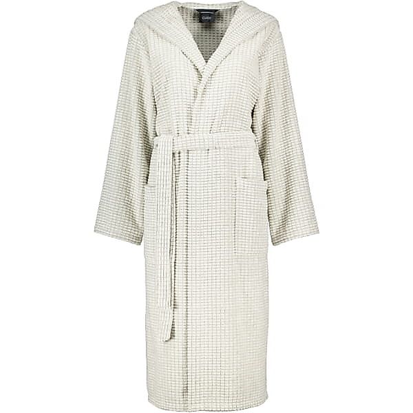 Cawö Damenbademantel Damen Bademantel mit Kapuze, Midi, Baumwolle, Kapuze, günstig online kaufen