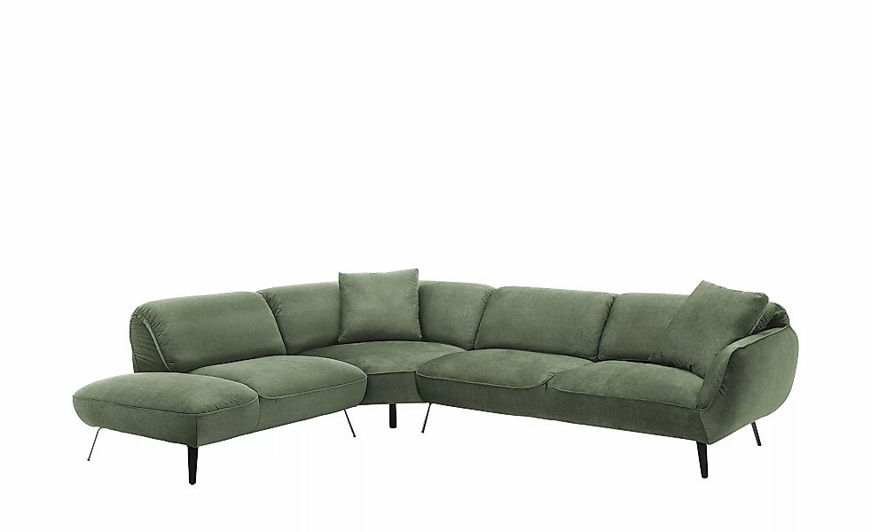 pop Ecksofa  Ventus ¦ grün ¦ Maße (cm): B: 304 T: 246.0 Polstermöbel > Sofa günstig online kaufen