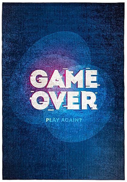 Mazovia Kinderteppich Modern Gaming Kinderzimmer, 80 x 150 cm, Waschbar günstig online kaufen