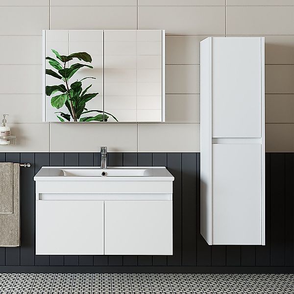 Roomart Badmöbel-Set Atria 85, (Bademöbel Set günstig online kaufen