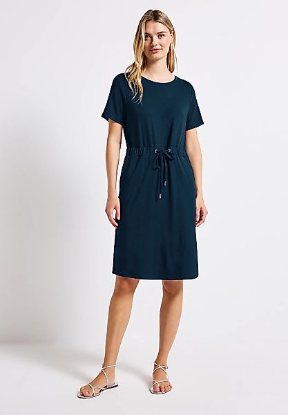 STREET ONE Jerseykleid Ohne Taschen mit Tunnelzug an der Taille günstig online kaufen